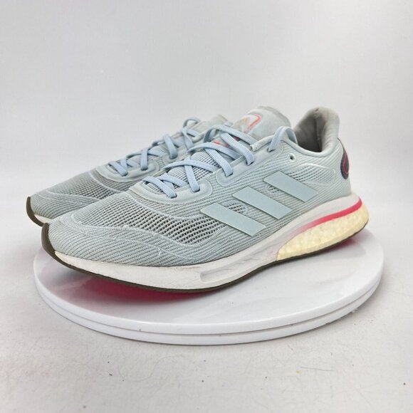 Adidas Supernova Women Size 7.5 FV6019 Blue Sky Tint Signal Pink Running Shoes - Picture 1 of 15